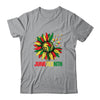 Sunflower Fist Juneteenth Black History African American T-Shirt & Tank Top | Teecentury.com