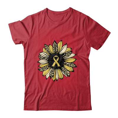 Sunflower Gold Childhood Cancer Awareness Women T-Shirt & Hoodie | Teecentury.com
