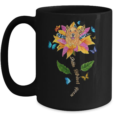 Sunflower Golden Retriever Mom Dog Lover Mothers Day Mug Coffee Mug | Teecentury.com