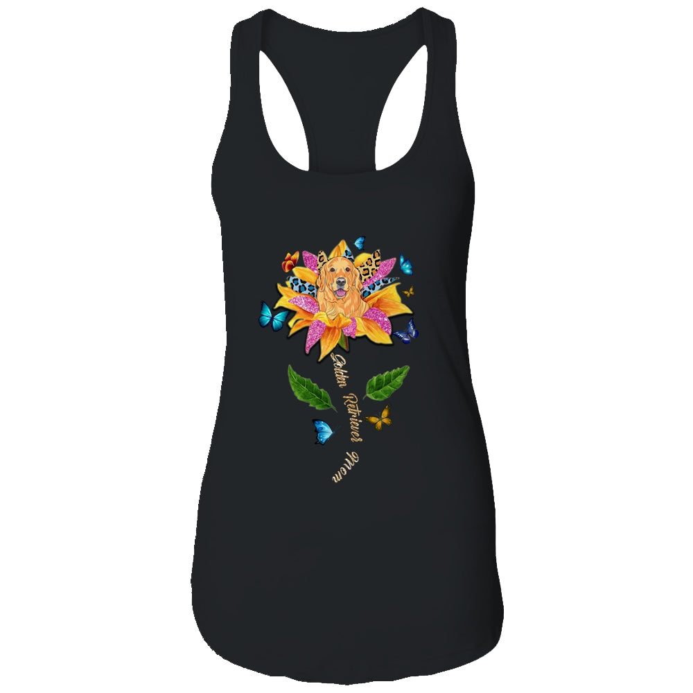 Sunflower Golden Retriever Mom Dog Lover Mothers Day T-Shirt & Tank Top | Teecentury.com