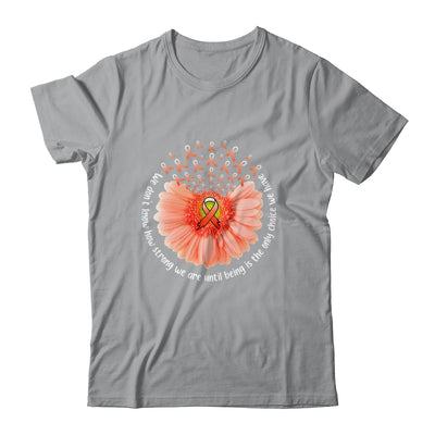 Sunflower Leukemia MS Awareness Orange Ribbon In September Shirt & Tank Top | teecentury
