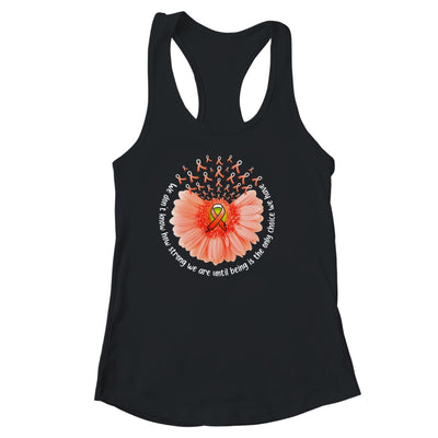 Sunflower Leukemia MS Awareness Orange Ribbon In September Shirt & Tank Top | teecentury