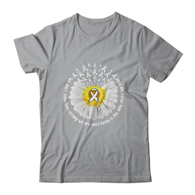 Sunflower Lung Cancer Awareness White Ribbon In November Shirt & Tank Top | teecentury