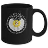 Sunflower Lung Cancer Awareness White Ribbon In November Mug | teecentury