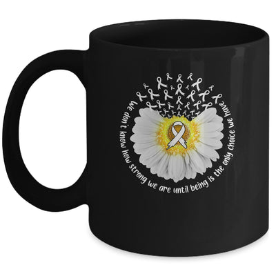Sunflower Lung Cancer Awareness White Ribbon In November Mug | teecentury