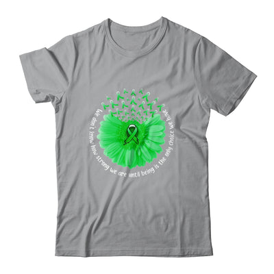 Sunflower Mental Health Awareness Green Ribbon In May Shirt & Tank Top | teecentury