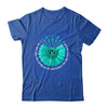 Sunflower Ovarian Cancer Awareness Teal Ribbon In September Shirt & Tank Top | teecentury