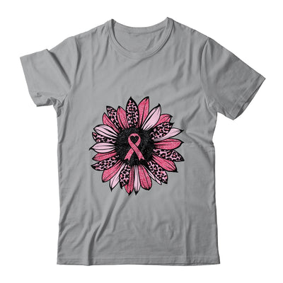 Sunflower Pink Breast Cancer Awareness Women Warrior T-Shirt & Hoodie | Teecentury.com