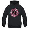 Sunflower Pink Breast Cancer Awareness Women Warrior T-Shirt & Hoodie | Teecentury.com