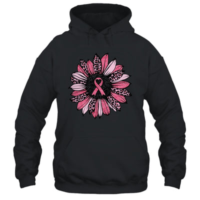 Sunflower Pink Breast Cancer Awareness Women Warrior T-Shirt & Hoodie | Teecentury.com