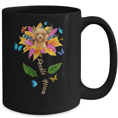 Sunflower Poodle Mom Dog Lover Mothers Day Mug Coffee Mug | Teecentury.com
