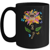 Sunflower Pug Mom Dog Lover Mothers Day Mug Coffee Mug | Teecentury.com