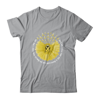 Sunflower Sarcoma Awareness Yellow Ribbon in July Shirt & Tank Top | teecentury