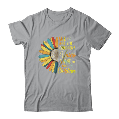 Sunflower We Are The Childrens Voice Save Our Children T-Shirt & Hoodie | Teecentury.com