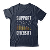 Support Diversity Gun Bullets Veteran Soldier Vintage T-Shirt & Hoodie | Teecentury.com