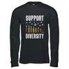 Support Diversity Gun Bullets Veteran Soldier Vintage T-Shirt & Hoodie | Teecentury.com