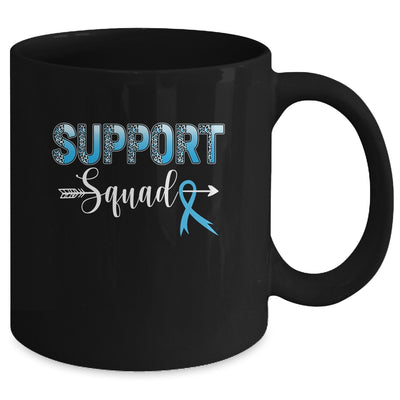 Support Squad Leopard Blue Warrior Colon Cancer Awareness Mug | teecentury