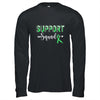 Support Squad Leopard Green Warrior Mental Health Awareness Shirt & Hoodie | teecentury