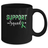 Support Squad Leopard Green Warrior Mental Health Awareness Mug | teecentury