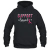 Support Squad Leopard Pink Warrior Breast Cancer Awareness Shirt & Hoodie | teecentury