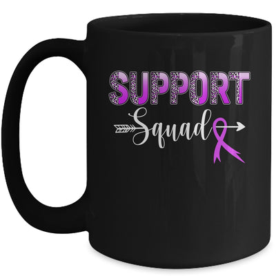 Support Squad Leopard Purple Warrior Epilepsy Awareness Mug | teecentury