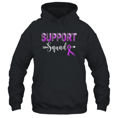 Support Squad Leopard Purple Warrior Epilepsy Awareness Shirt & Hoodie | teecentury