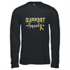 Support Squad Leopard Yellow Warrior Sarcoma Awareness Shirt & Hoodie | teecentury