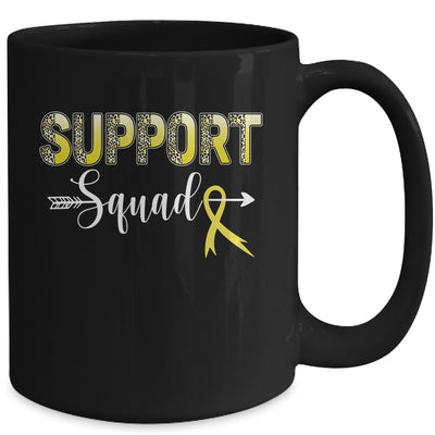 Support Squad Leopard Yellow Warrior Sarcoma Awareness Mug | teecentury