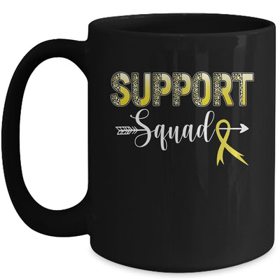 Support Squad Leopard Yellow Warrior Sarcoma Awareness Mug | teecentury