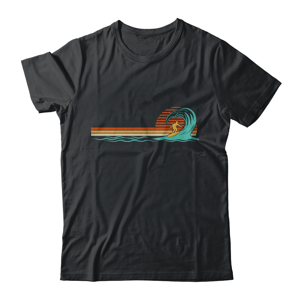 Surfer Vintage Wave Retro Surfing Surf Beach Shirt & Tank Top | teecentury