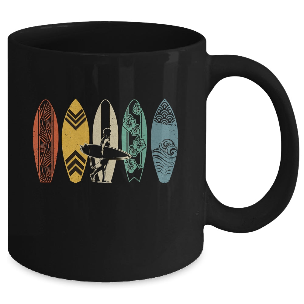Surfing Surfboard For Men Women Vintage Surfboarder Surfer Mug | teecentury