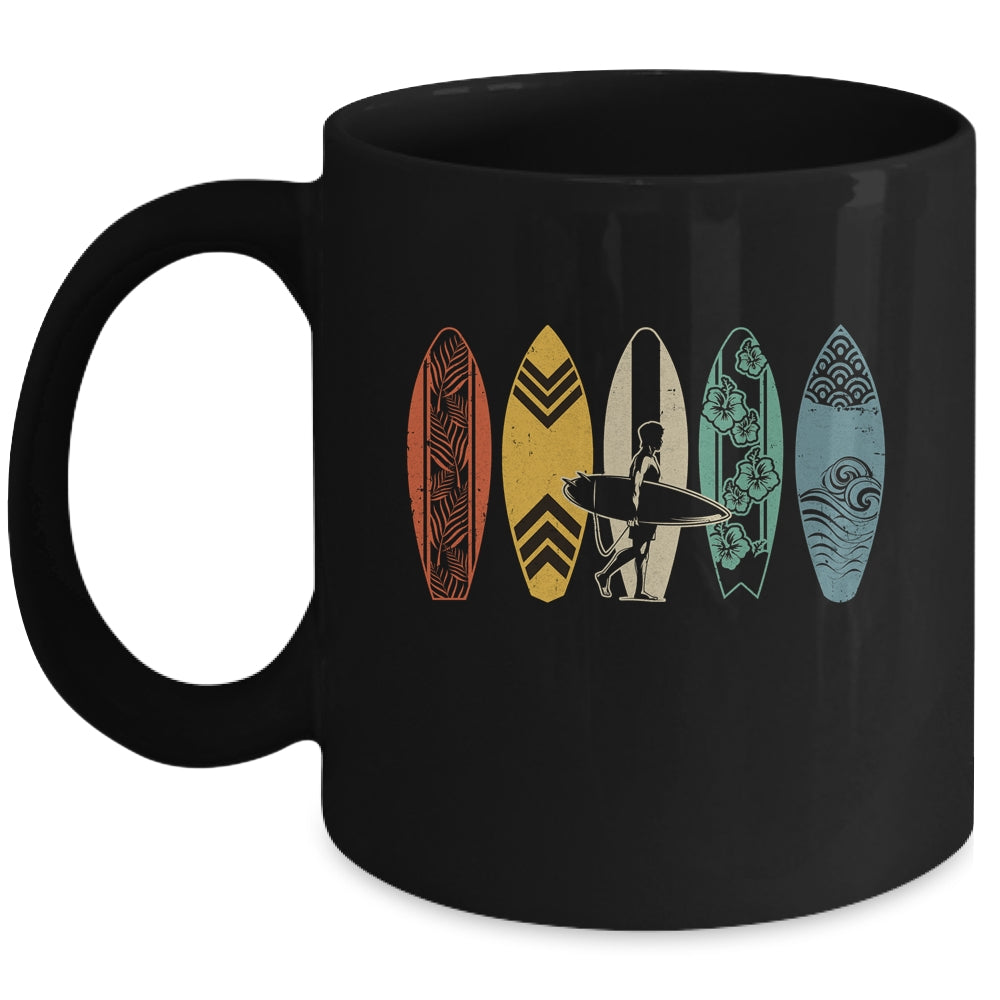 Surfing Surfboard For Men Women Vintage Surfboarder Surfer Mug | teecentury