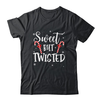 Sweet But Twisted Funny Candy Cane Christmas Family T-Shirt & Sweatshirt | Teecentury.com