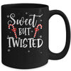 Sweet But Twisted Funny Candy Cane Christmas Family Mug Coffee Mug | Teecentury.com