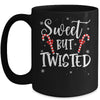 Sweet But Twisted Funny Candy Cane Christmas Family Mug Coffee Mug | Teecentury.com