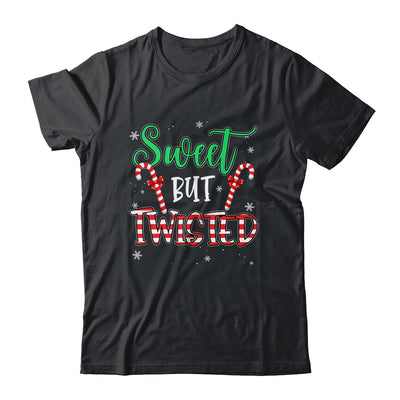 Sweet But Twisted Funny Candy Cane Christmas Xmas T-Shirt & Sweatshirt | Teecentury.com