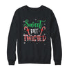 Sweet But Twisted Funny Candy Cane Christmas Xmas T-Shirt & Sweatshirt | Teecentury.com