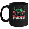 Sweet But Twisted Funny Candy Cane Christmas Xmas Mug Coffee Mug | Teecentury.com