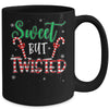 Sweet But Twisted Funny Candy Cane Christmas Xmas Mug Coffee Mug | Teecentury.com