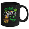 Sweet Luckiest Teacher Ever Teachers St Patricks Mug | teecentury