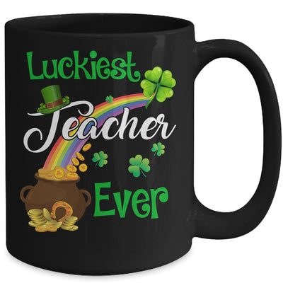 Sweet Luckiest Teacher Ever Teachers St Patricks Mug | teecentury