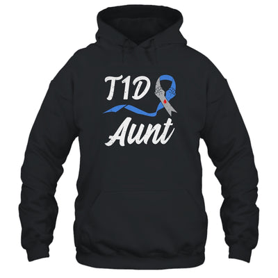 T1D Aunt Type 1 Diabetes Awareness Gift T-Shirt & Hoodie | Teecentury.com