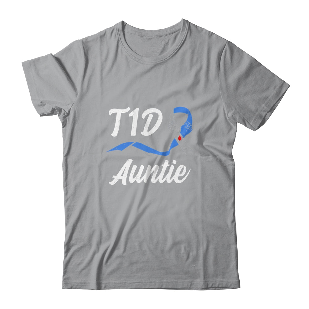 T1D Auntie Type 1 Diabetes Awareness Gift T-Shirt & Hoodie | Teecentury.com