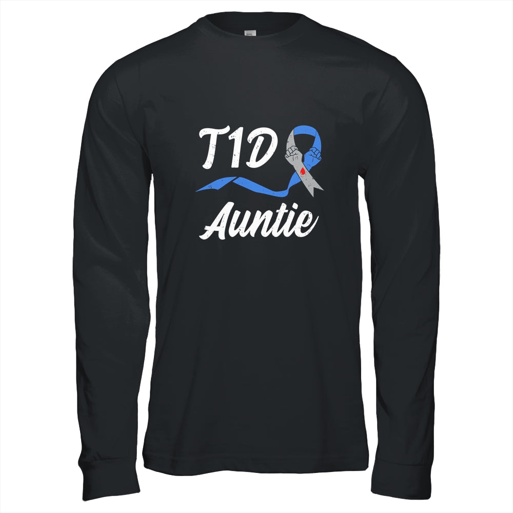T1D Auntie Type 1 Diabetes Awareness Gift T-Shirt & Hoodie | Teecentury.com