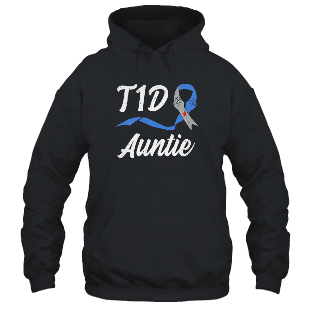T1D Auntie Type 1 Diabetes Awareness Gift T-Shirt & Hoodie | Teecentury.com