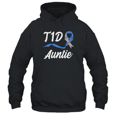 T1D Auntie Type 1 Diabetes Awareness Gift T-Shirt & Hoodie | Teecentury.com