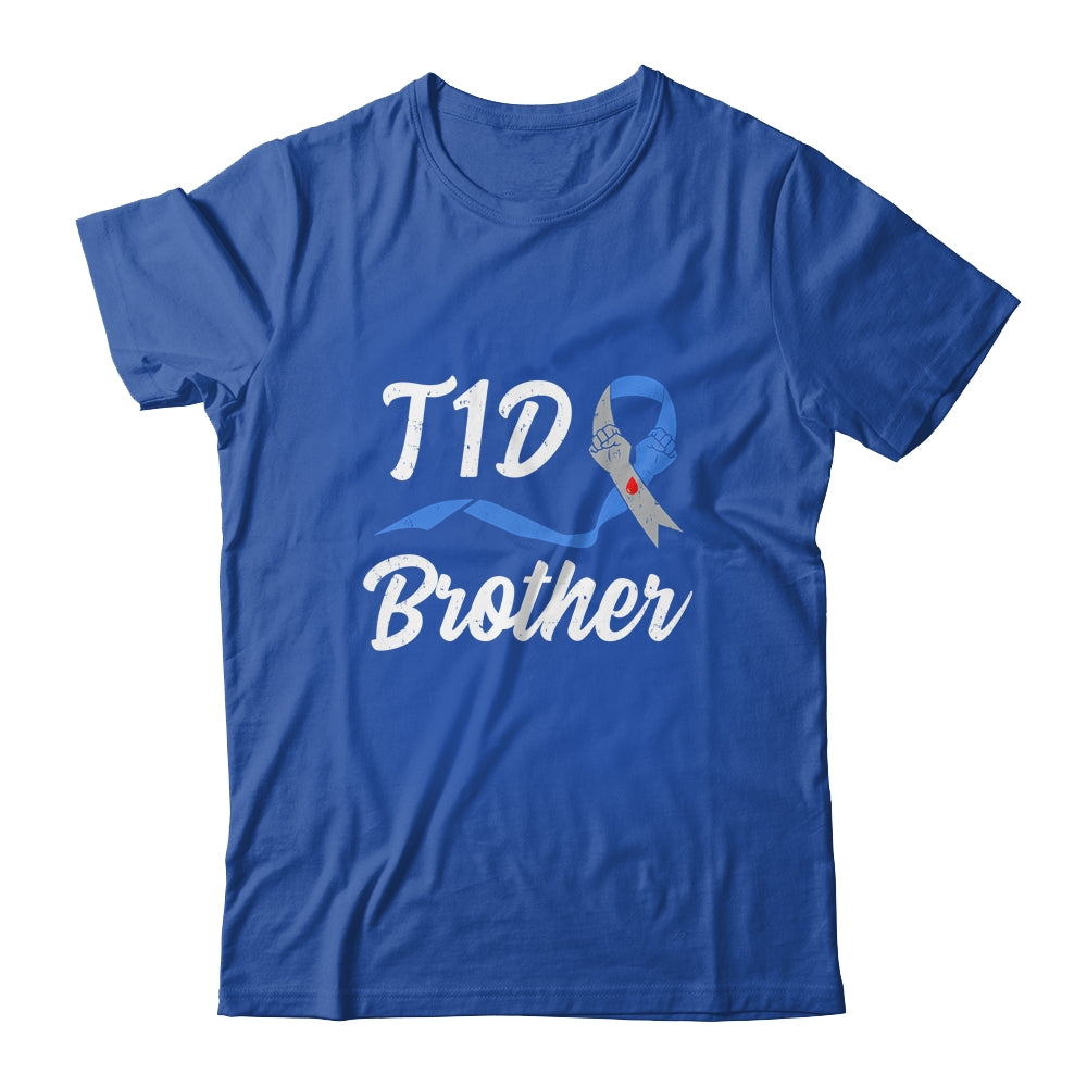 T1D Brother Type 1 Diabetes Awareness Gift T-Shirt & Hoodie | Teecentury.com