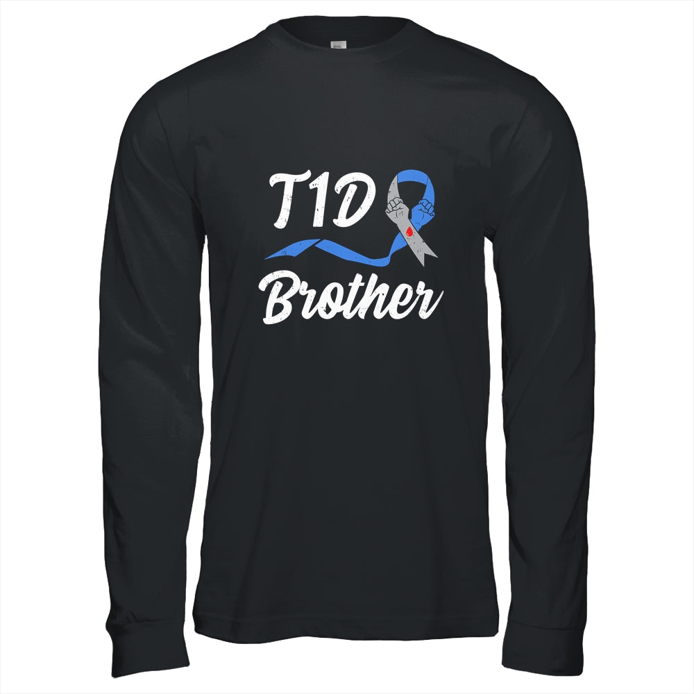 T1D Brother Type 1 Diabetes Awareness Gift T-Shirt & Hoodie | Teecentury.com