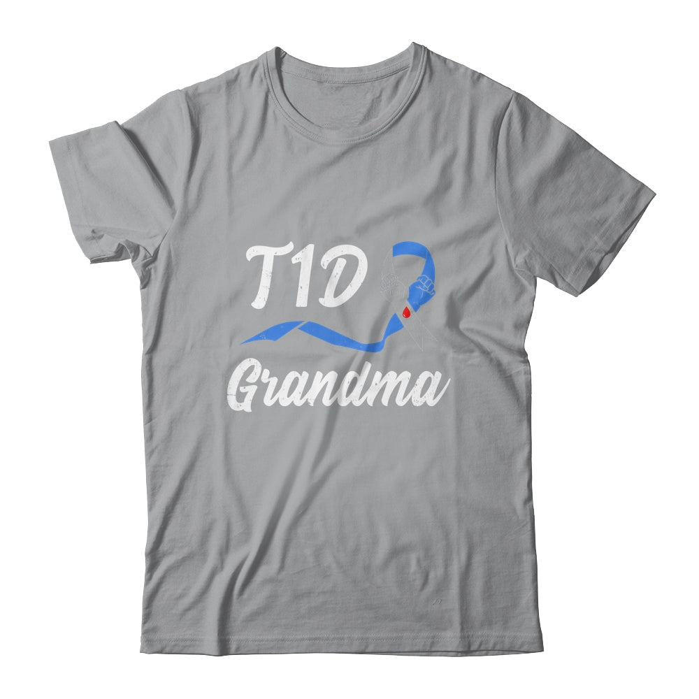 T1D Grandma Type 1 Diabetes Awareness Gift T-Shirt & Hoodie | Teecentury.com