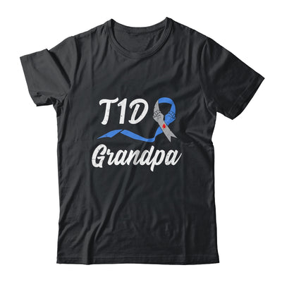 T1D Grandpa Type 1 Diabetes Awareness Gift T-Shirt & Hoodie | Teecentury.com